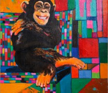 Colorful  Chimpanzee